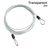 0.5/1/2Meters Anti-theft Ropes MTB Bike Rope Bicycle Lock Wire Steel Cable Lock Cycling Strong Wire Road Bike Lock 4
