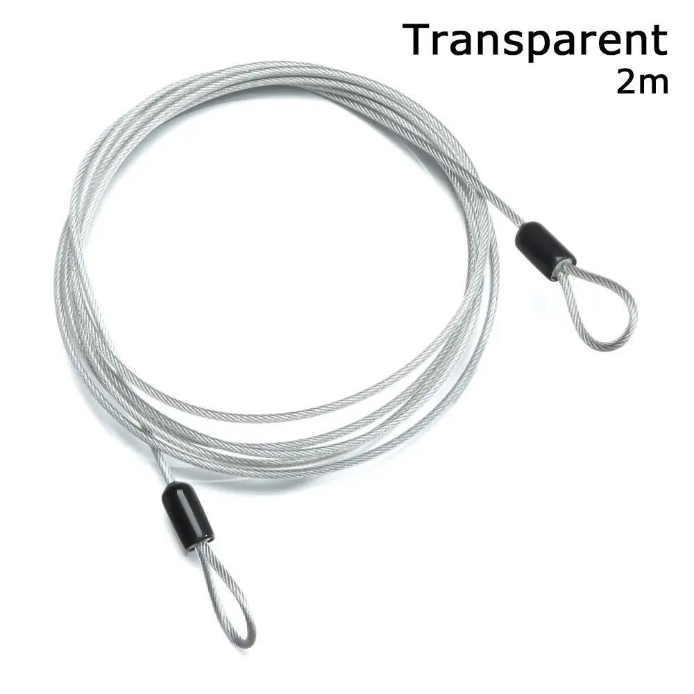 0.5/1/2Meters Anti-theft Ropes MTB Bike Rope Bicycle Lock Wire Steel Cable Lock Cycling Strong Wire Road Bike Lock 4