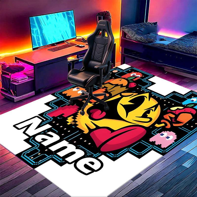 Custom Name Personalized PAC Print Carpet, Versatile Home Decor Rug, for Playroom, Apartment, Balcony, Entryway, Hallway Gift