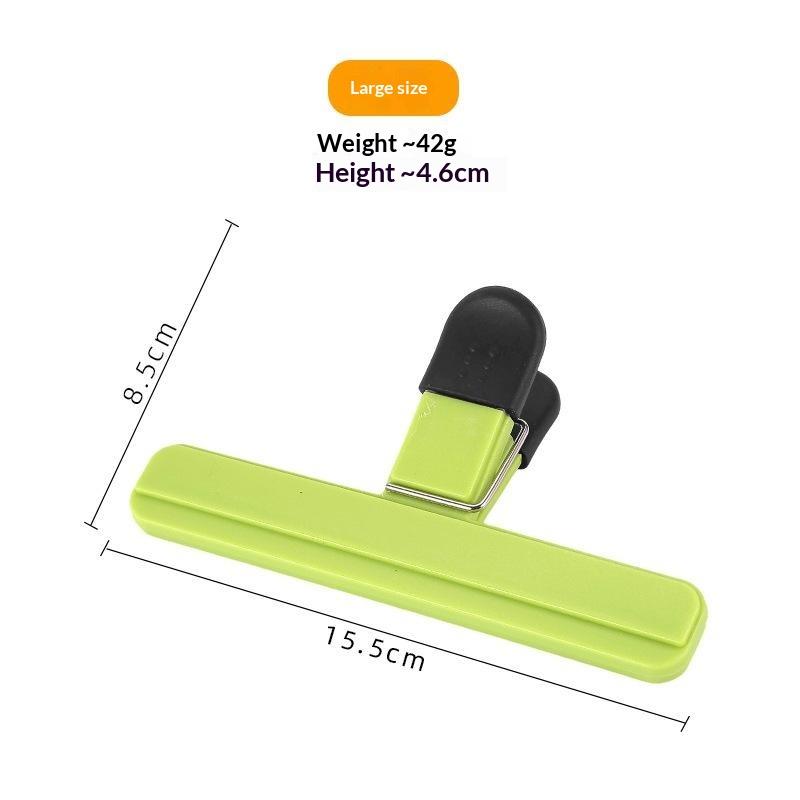 Reusable Portable Airtight Bag Clips Food Safe Heavy Duty Snack Sealing Clips for Kitchen Pantry Storage Camping Picnic Travel