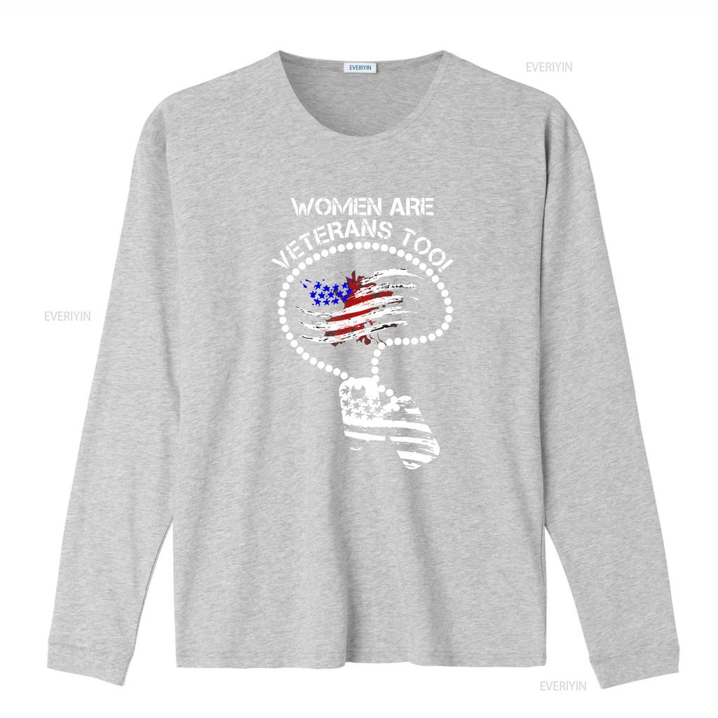 Womens Women Are Veterans Too T Shirt Black Vintage Washed Fashion Slightly Breathable Soft Graphic Unisex Homme