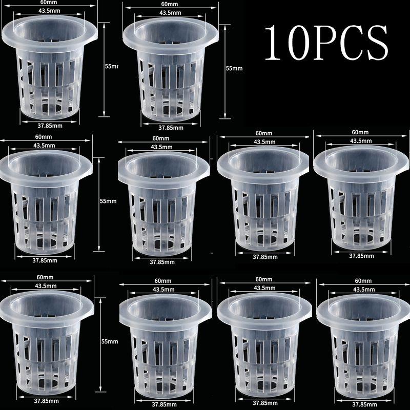 10/20/50Pcs Hydroponic Colonization Net Basket Plant Nursery Pot Aeroponic Vegetable Planting Grow Soilless Culture Sponge Cup