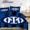Eredità Inter: Biancheria da letto Blue Passion (1 * copripiumino + 2 * federa, senza nucleo) Regalo di compleanno di Natale morbido e confortevole
