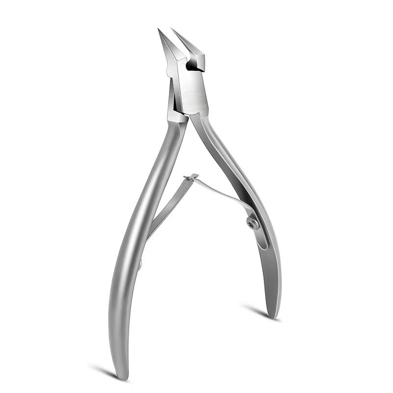 

Professional Nail Scissors Stainless Steel Cuticle Nippers Dead Light Beige Remover Toe Nail ClippersManicure Tools