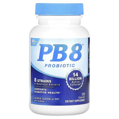 Probiotico Pb 8™, 14 Miliardi, 120 Capsule (7 Miliardi per Capsula)