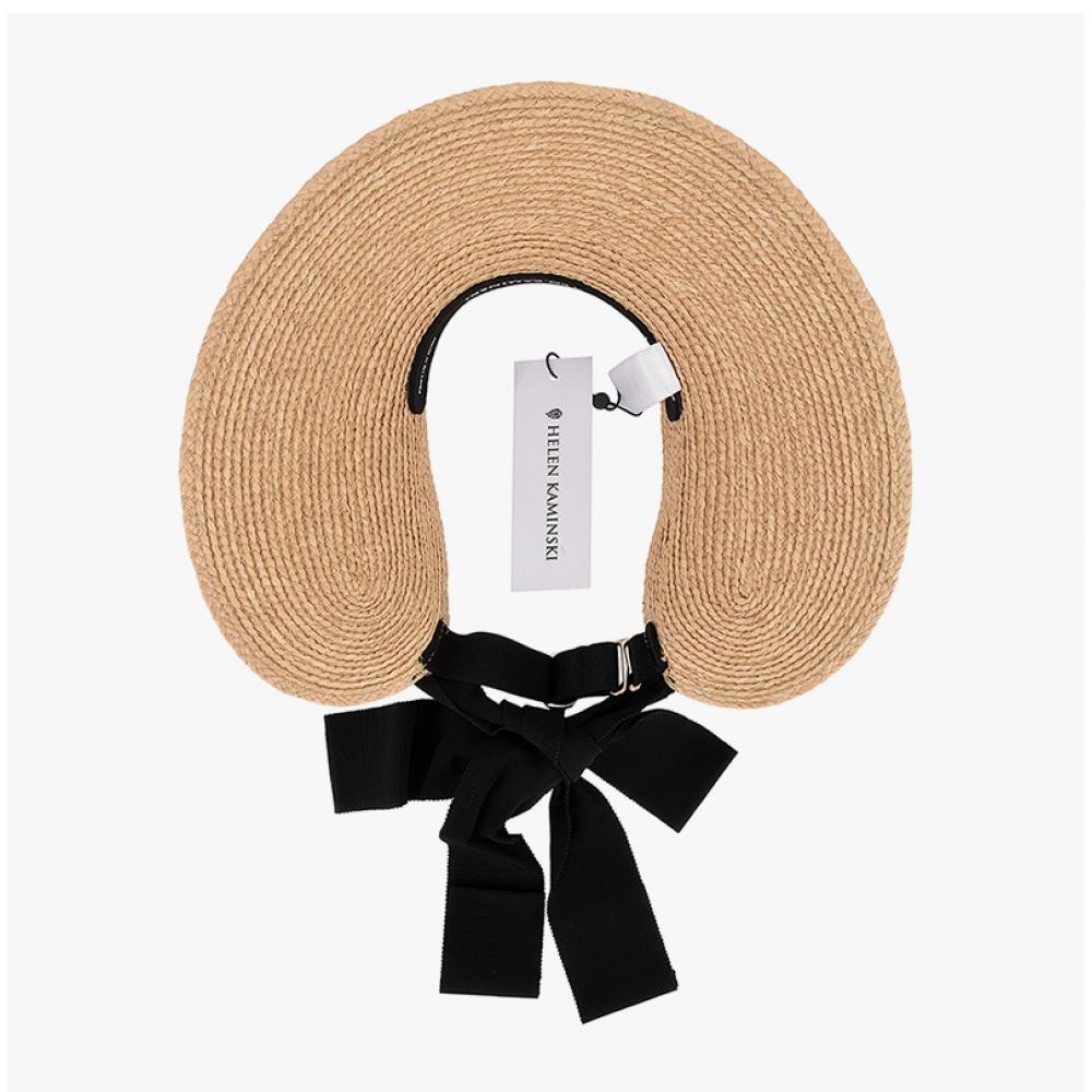 Helen Kaminski Rosalie Natural Negru Vizor Pălărie de Soare Pălărie51251