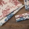 76x50 cm/5 pieces Chinese style blue and white peony painting print flower wrapping paper Classic art Vintage paper