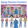 New KPop Devil Hunter Anime Doll Vinyl Toy Rumi Mira Zoi Character Vinyl Mask Set Clear Box Ornament Toy Birthday Gift