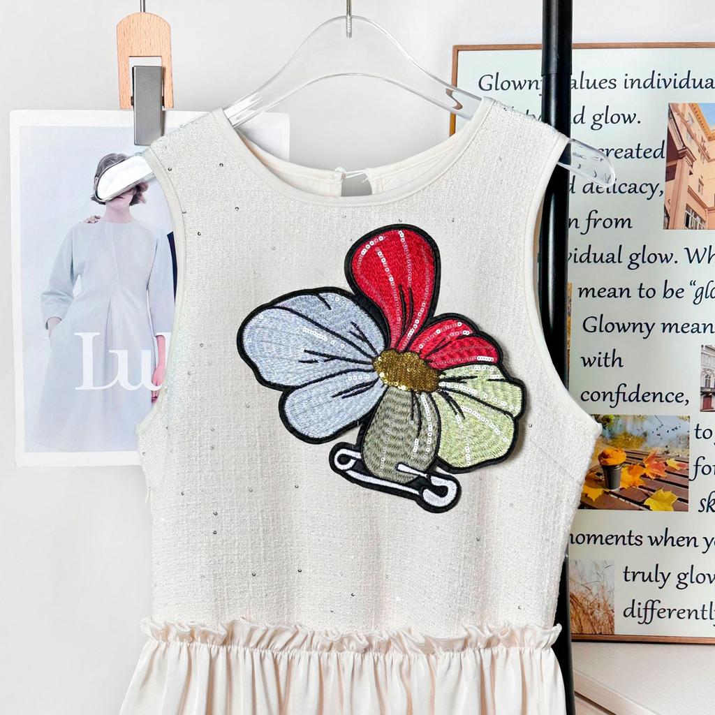 Color Sequins Embroidery Flower Cloth Sticker Computer Embroidery Shoes And Hats Clothing Accessories Patch Sticker Diy Accessories