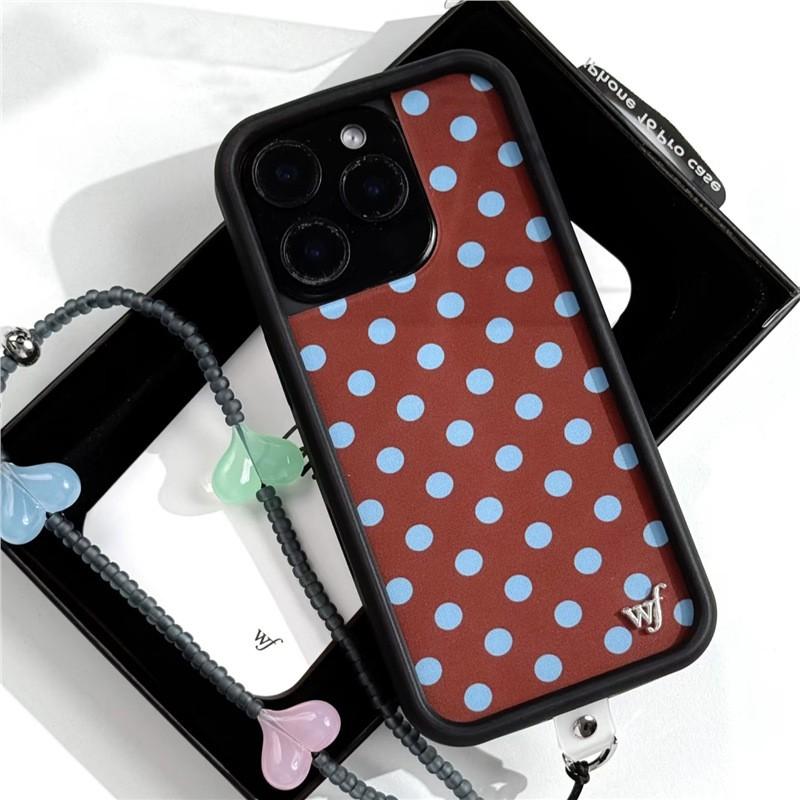 High Wave Point Phone Case IPhone 17 Pro Max 16 15 14 13 12 Series Shockproof Retro Style Protective Cover