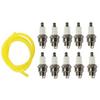 10× BM6A  Plug For Garden Lawn Mower  Standard Replace CJ8/M7/For L7T