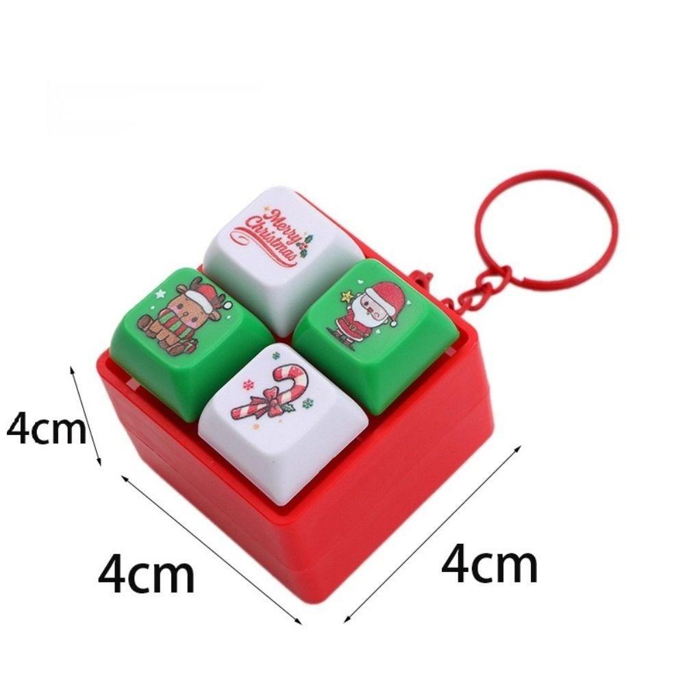 Anti Stress Finger Keyboard Games Keychain Fidget Decompression Creative Bag Pendant  Boys Girls