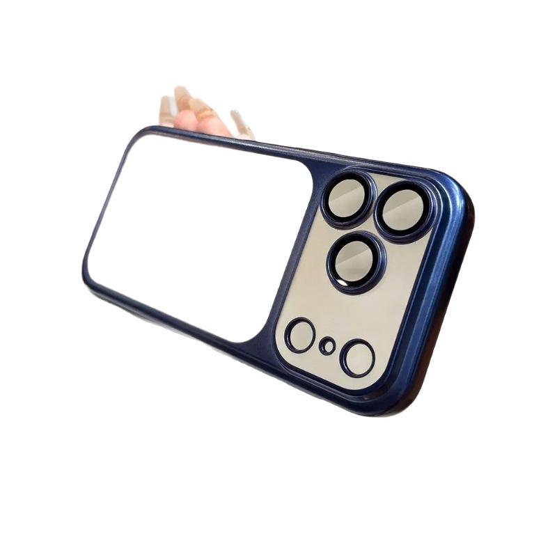 iPhone 17 Pro Max Ultra-thin Frosted Electroplated Case with Apple 16 Lens Film