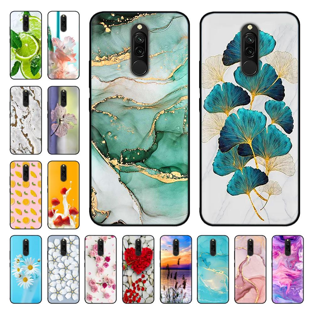 For Xiaomi Redmi 8 Case Redmi8 Painted Back Cover Soft Silicone Phone Case For Xiomi Redmi 8 Hongmi8 TPU Bumper Coque 6.22 Inch