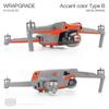 WRAPGRADE Kůže pro DJI Air 2S, Akcentová barva B (Neonově oranžová)