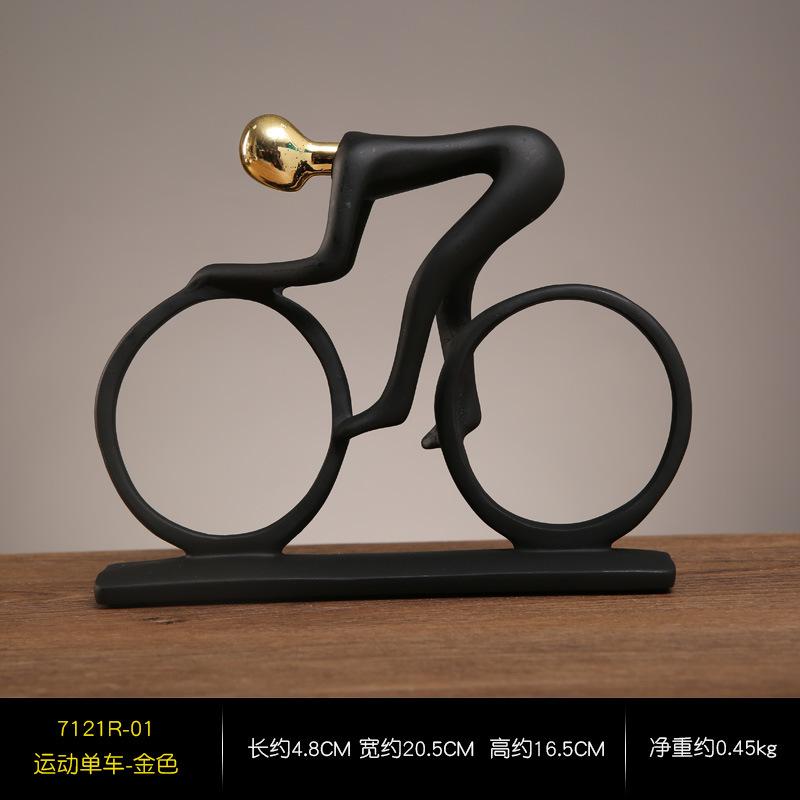 Sports Figure Modeling Resin Ornament Home Living Room Porch TV Cabinet Wine Cabinet Bookcase Office Desktop Decoration