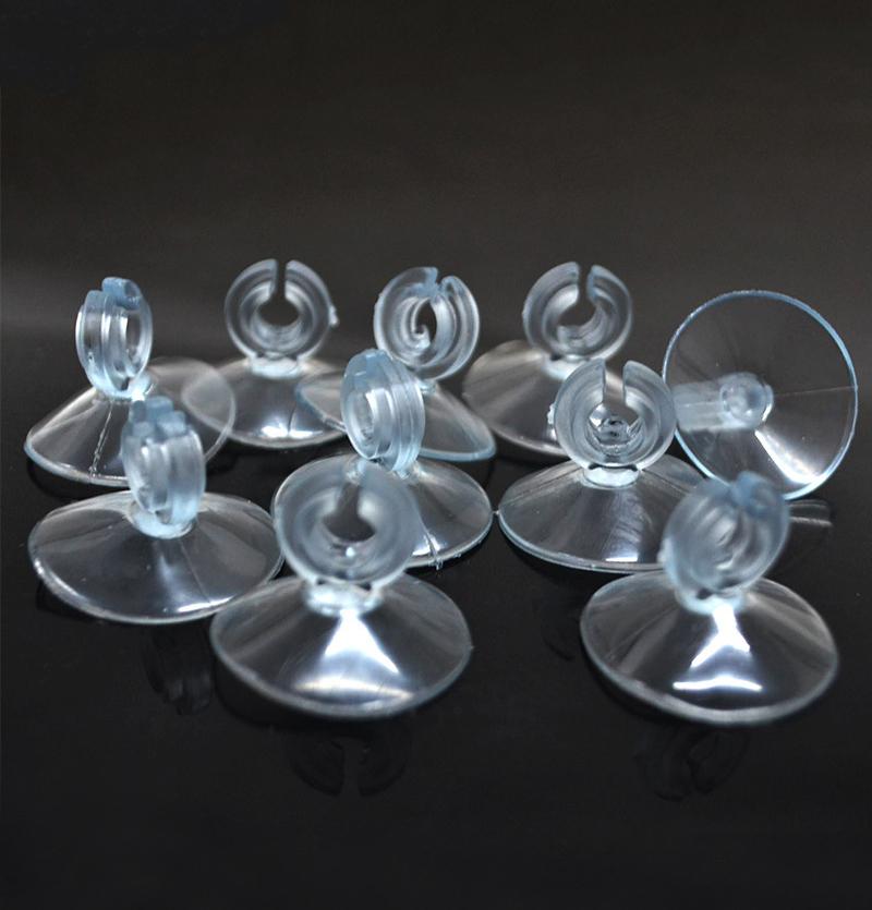 5pcs Aquarium Sucker Suction Cup For 4mm Air Line Pipe Tube Wire Holder Used Sucker For Glass Surface fish supples