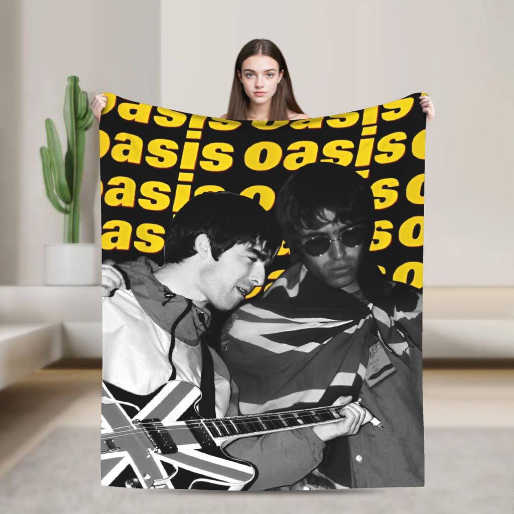 Ossis Band Warm Blankets  Picnic Plush Throw Blanket Novelty Home Decor Flannel Bedspread Sofa Bed Cover