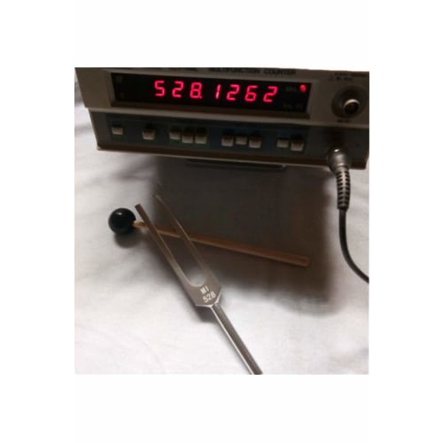 Wave the Stone Crystal Tuner 396Hz Tuning Fork Mallet with Case, Angel's Door Purification Set (#2C801) (Crystal Tuner 396Hz)