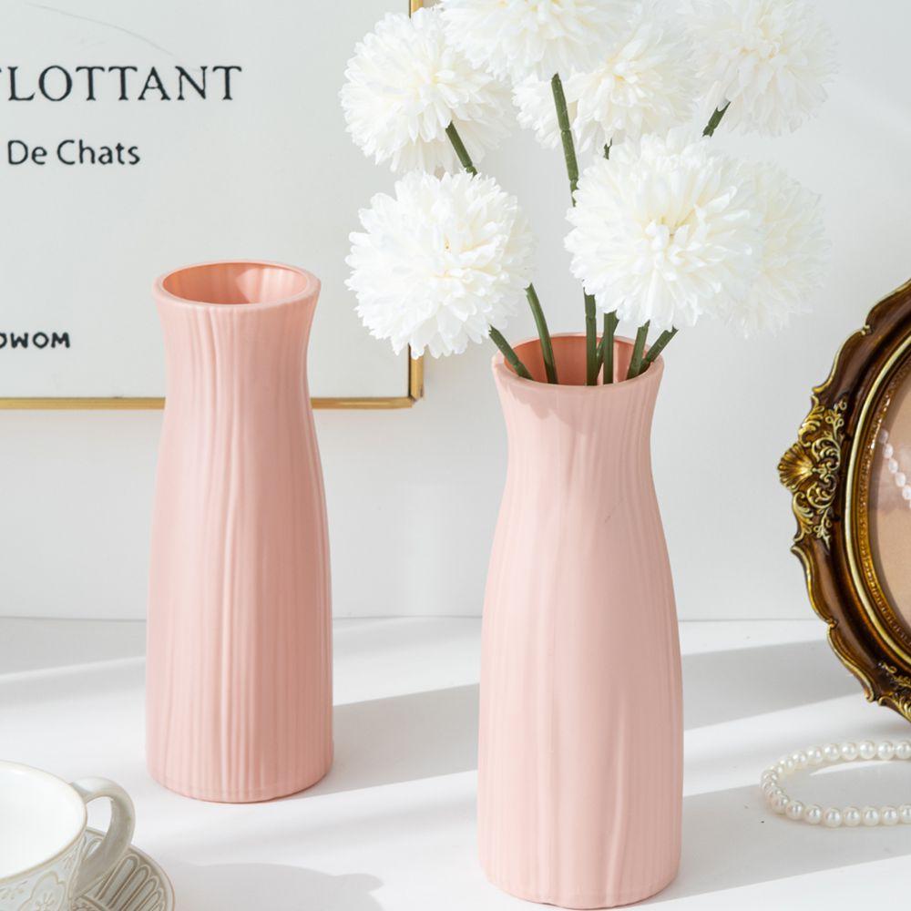 Vase en Plastique Imitation Céramique Pots de Fleurs Mariage Maison Jardin Extérieur Table DIY Cadeau Bonsaï Festival Fête Cour Décoration