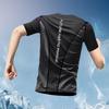 Men's Quick-Dry Ice Silk Short-Sleeve Fitness T-Shirt