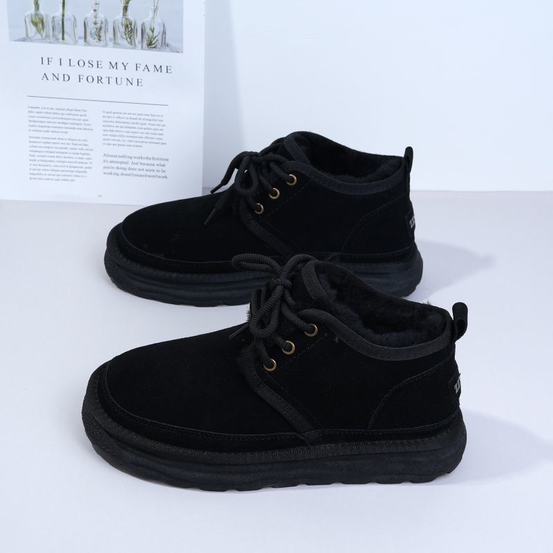 

Женские большие размеры мягкие эластичные зимние теплые противохолодовые со штрипкой на стопе утепленные сноубутсы нескользящие износостойкие для активного отдыха на открытом воздухе спортивные мартин хлопковые ботинки 40 чёрный