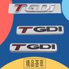 ABAB1 For Sonata Elantra Tucson IX25 IX35 3D Premium TGDI Letters Car Fender Trunk Rear Bonnet Nameplate Decal Emblem Badge Sticker