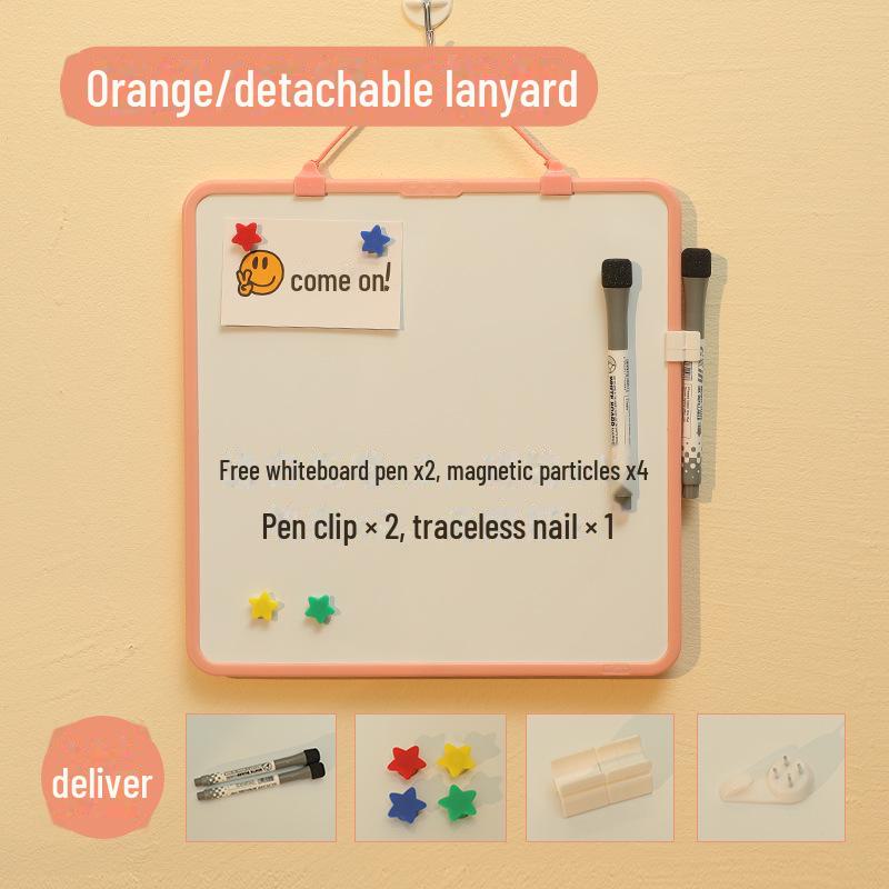 Funi Colorful Children's Magnetic Whiteboard with Detachable Lanyard - Erasable Writing and Drawing Board