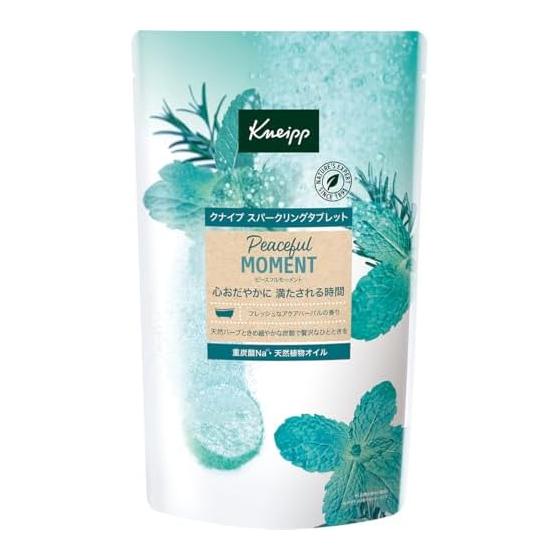 [Kneipp Official] Sparkling Tablet Peaceful Moment 50g x 6 tablets Carbonated bath salt