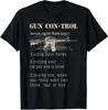 2nd Amendment Funny Gun Control Definition Unisex T-Shirt