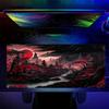 Mouse Pad cu Peisaj Japonez Negru și Roșu Mare pentru Computer Birou Joc Masă Paduri de Masă Cauciuc Anti-alunecare XXL mouse mat HDP Paduri Lungi pentru Birou