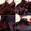 Vintage Floare Femei Chineză Tradițională Bluză din Satin Cămașă Sexy de Vară Noutate Dragon Îmbrăcăminte Plus Size