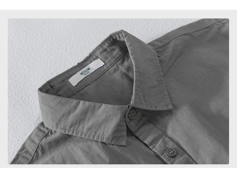 Men's Summer Casual Short-Sleeve Loose-Fit Shirt: Trendy, All-Match, Fresh Workwear