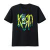 GIANT 2001 Korn Διπλής Όψης Εκτύπωση Μπλουζάκι L Μαύρο Βαμβακερό Σχέδιο Συγκροτήματος Rock vintage Πλυμένο Ελαφρώς Μαλακό Unisex Άνετο