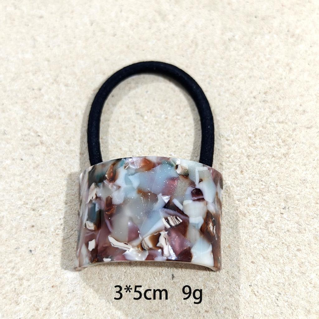 Hairband Accessories Niche Simple Geometric Hair Rope Rubber Band Hair Accessories High-end New Back of The Head Hair Accessories