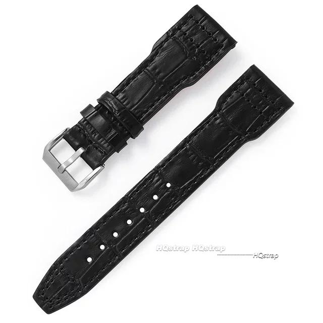 

20mm 22mm 21mm Cowhide Leather Watchband for IWC Pilot Bracelet for Portugieser Wristband for Portofino Watch Strap Accessories 20mm