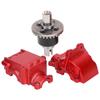 RC Red Gear Box with Metal Differential Kit for WLtoys 144001 1/14 Remote Control Car