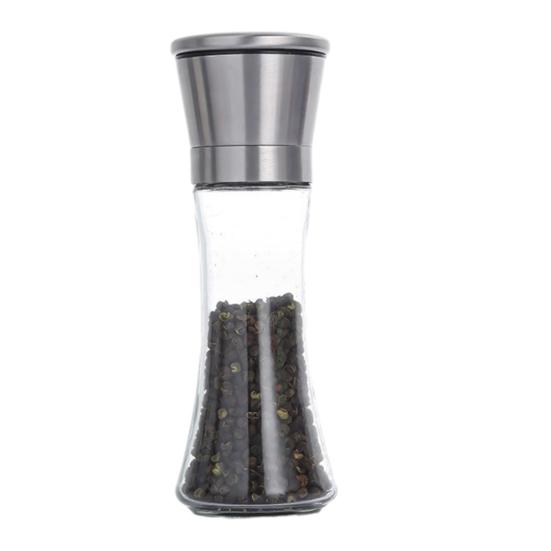 Salt And Pepper Grinder with Adjustable Coarseness Carbon Steel Grinding Core Spice Mill Modern Kitchen Seasoning Grinder for Cooking BBQ
