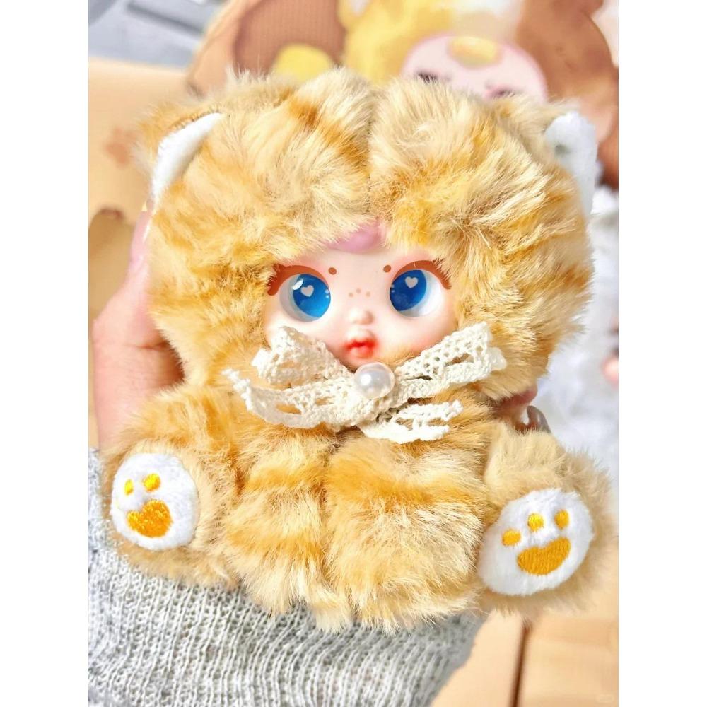 Playful Kitties Blind Box: Cute Collectible Plush Dolls with Wiggly Tails | A Delightful Surprise Gift