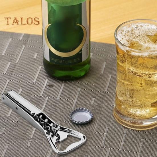 Stainless Steel Bottle Opener for Weak Hands Durable Manual Lid Gripper Opener And Can Opener Tool Multifunctional Jar Opener for Seniors with