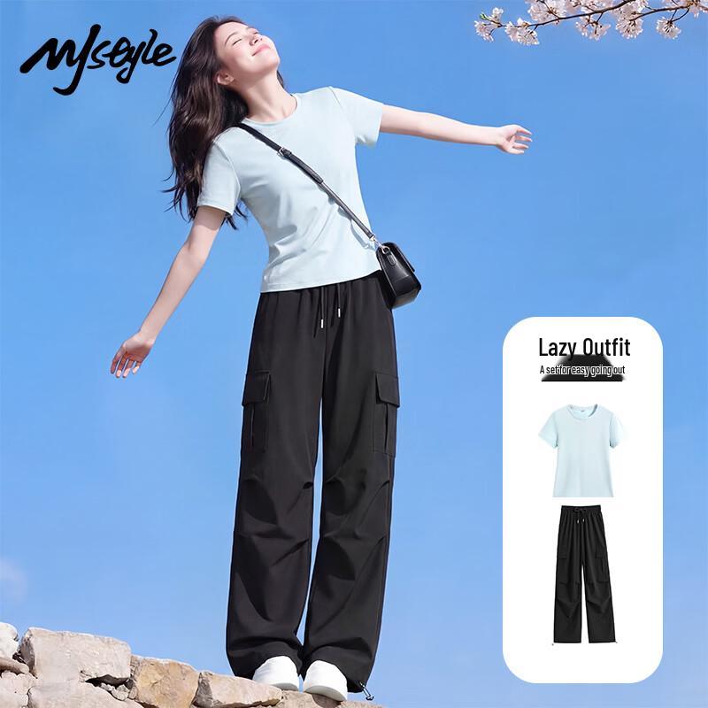 Женский летний двухпредметный комплект MJ STYLE с эффектом прохлады XL