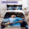 Haaland Bedding Set Breathable Duvet Cover with Pillowcases Decorative Bed Linen for Bedroom Home Decoration Birthday Gift