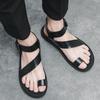 Men's Sandals High Quality Cowhide Leather Sandals Outdoor Casual Sandals for Men Summer Pinch Toe Beach Sandal Sandalias Hombre