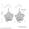 Nieuwe 925 Zilveren Oorbellen, Hoge Kwaliteit 925 Zilveren Mode Sieraden Bloemen Oorbellen