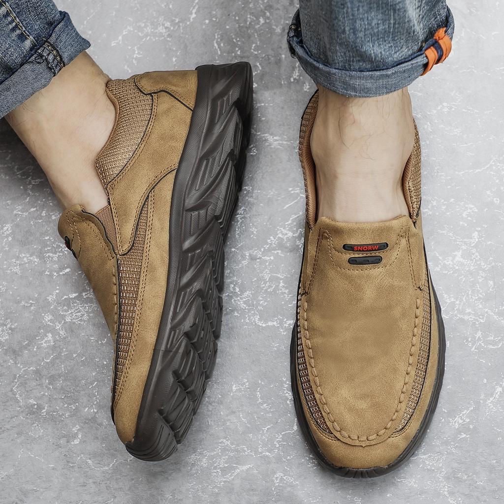 Herren Freizeitschuhe Slipper Sneaker Handgefertigt Retro Freizeit Slipper Schuhe Zapatos Casuales Hombres Herrenschuhe