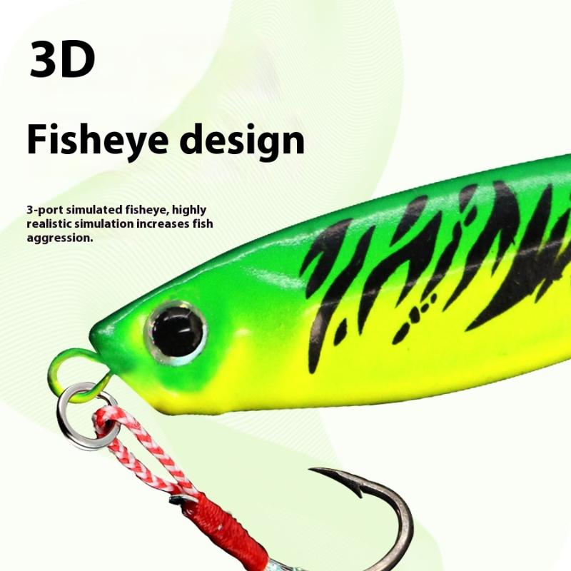 Multi Weight Metal Jig Baits 7/10/15/20/30G Deep Sea Bass Lure Saltwater Ice Fishing Artificial Jigging Fishing Accessories