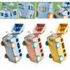 500ml Cartoon Babybus Bus Design Kids Baby Water Bottle Straw Cup Outdoor Travel