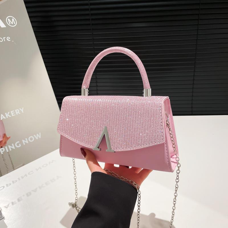 European and American fashion dinner bag, shiny handbag, handbag with evening dress bag, banquet evening bag, princess bag.