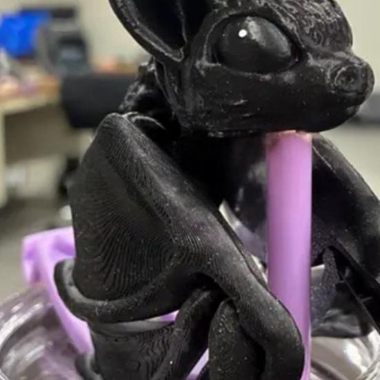 Halloween Bat Straw Cover Cap Reusable Straws Topper Festive Atmosphere Straws 10/12mm Diameter Straws