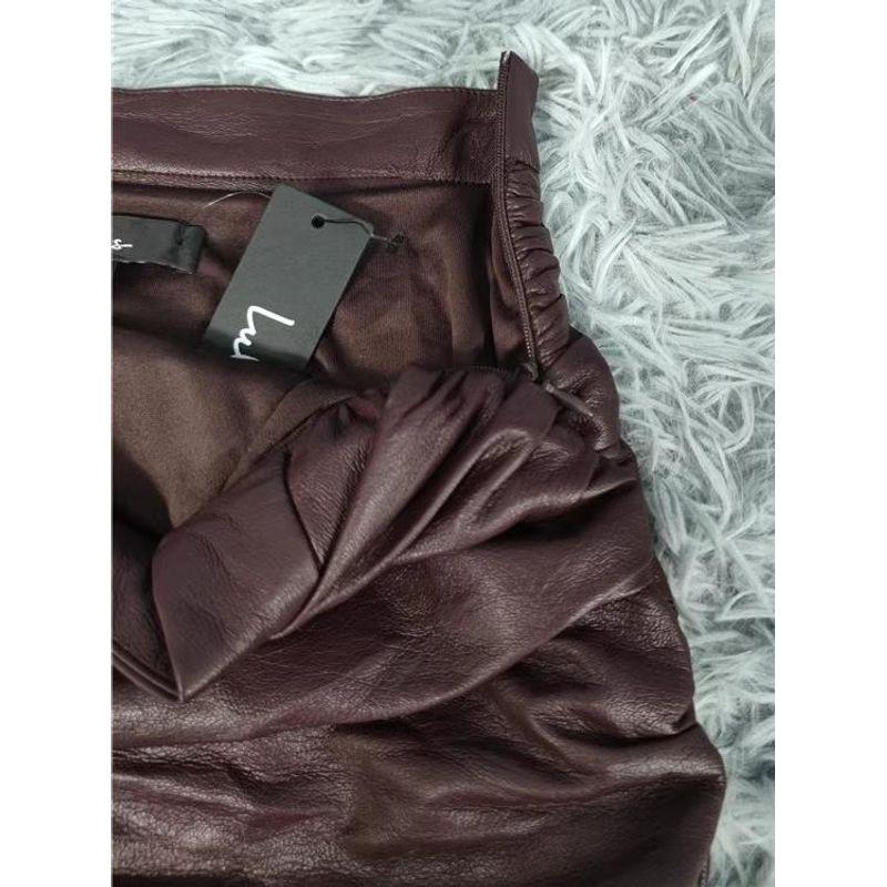 Export Texture Lu's Tight Figure Ruffle Hip High Waist Aura Work Clothing Ol Skirt Stylish Skirt